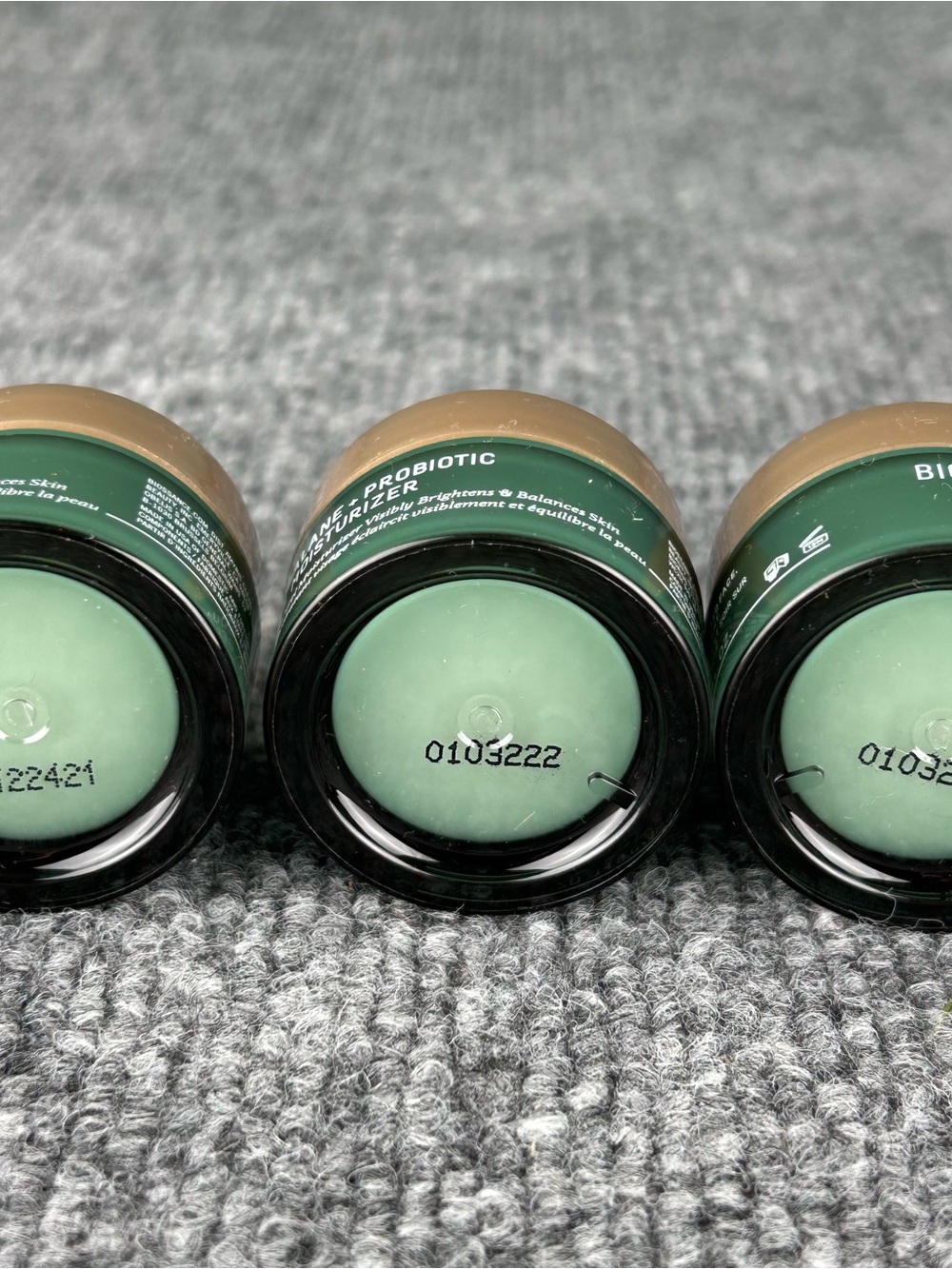 Biossance Squalane & Probiotic Facial Gel Moisturizer Lot 3 Travel sz 15ml each - Picture 3 of 3